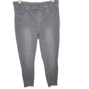 Spanx Womens XL Earthy Taupe Stretch Pull On Jean-ish Ankle Leggings High Rise